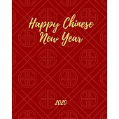 Happy Chinese New Year: Weekly Planner Calendar With Notes And Rat