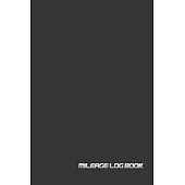Mileage Log Book: Black and Silver Edition - Keep Track of Your Car or Vehicle Mileage & Gas Expense for Business and Tax Savings (6 x 9