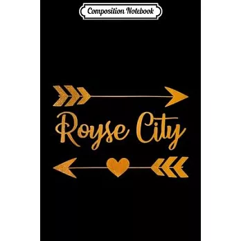 Composition Notebook: ROYSE CITY TX TEXAS Funny City Home Roots USA Women Gift Journal/Notebook Blank Lined Ruled 6x9 100 Pages