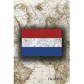 Notes: Beautiful Flag Of Netherlands Lined Journal Or Notebook, Great Gift For People Who Love To Travel, Perfect For Work Or