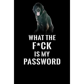 What The F*CK Is My Password, Newfoundland: Password Book Log & Internet Password Organizer, Alphabetical Password Book, password book Newfoundland an