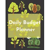 Daily Budget Planner: Daily budget financial planner planner Expense Tracker Organizer easy to use for Personal or Business Accounting Noteb