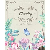 CHARITY 2020-2024 Five Year Planner: Monthly Planner 5 Years January - December 2020-2024 - Monthly View - Calendar Views - Habit Tracker - Sunday Sta