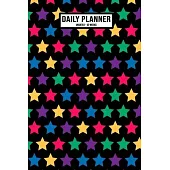 Star Undated Daily Planner: Undated Daily, Weekly & Monthly Planner / Appointment Calendar - 52 Weeks - 6 x 9