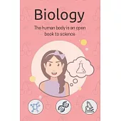 Cute Notebook for Biology students: Biologgy Science notebook for girl and women, this biology notebook elegant and cute gift for your college studens