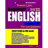 Preston Lee’’s Beginner English Lesson 1- 20 For Lao Speakers (British)
