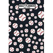 Softball Undated Daily Planner: Undated Daily, Weekly & Monthly Planner / Appointment Calendar - 52 Weeks - 6 x 9