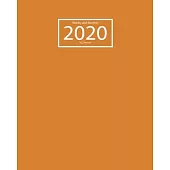 2020 Planner Weekly and Monthly: Jan 1, 2020 to Dec 31, 2020: Weekly & Monthly Planner and Calendar Views: Desert 1