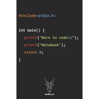 博客來-Born to code - Notebook: A5 Dotted Grid Journal - Skizzenbuch ...