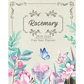 ROSEMARY 2020-2024 Five Year Planner: Monthly Planner 5 Years January - December 2020-2024 - Monthly View - Calendar Views - Habit Tracker - Sunday St