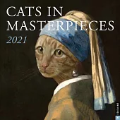 Cats in Masterpieces 2021 Wall Calendar