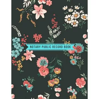 Notary Public Record Book: Official Notary Journal- Public Notary Records Book-Notarial acts records events Log-Notary Template- Notary Receipt B