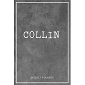 Collin Weekly Planner: Appointment Undated - Custom Name Personalized Personal - Business Planners - To Do List Organizer Logbook Notes & Jou