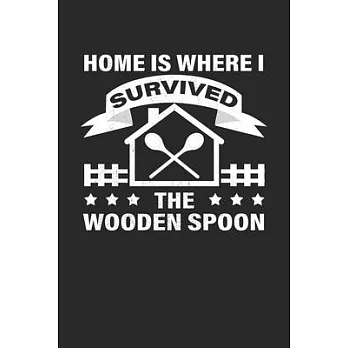 Home Is Where I Survived The Wooden Spoon: Calendar and Organizer 6x9 (A5) for Wooden Spoon Survivor I 120 pages I Gift I Yearly, Monthly and Weekly P