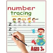 Number Tracing book craft trace workbooks for kids ages 3+: Teaching Workbook - kindergarten notebook
