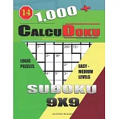1,000 + Calcudoku sudoku 9x9: Logic puzzles easy - medium levels