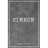 Simeon Weekly Planner: Organizer Appointment Undated With To-Do Lists Additional Notes Academic Schedule Logbook Chaos Coordinator Time Manag