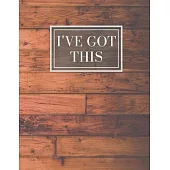 I’’ve got this: Dark Wood: Inspirational Quote Notebook