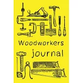 Woodworkers Journal: 2in1 You can draw and sketch with line paper & grid paper - Planner and Organizer for Woodworkers and Carpenters.
