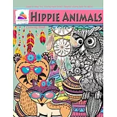 Hippie Animals Coloring Book: Geometric Animal fun, Coloring Hippie Animals (Bohemian coloring books for adults)