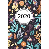 2020 Planner Weekly and Monthly: January 2020 to December 2020 Weekly and Monthly Planner with One Year Daily Agenda Calendar, Large 12 Month Flower C