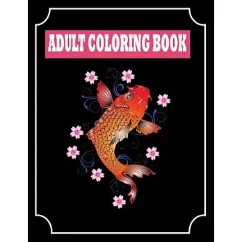 adult coloring book: An Inky Adventure and Coloring Book for Adults