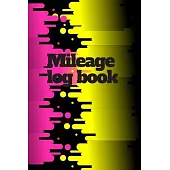 mileage log: Geometric Pattern Cover Design: Auto Mileage Log Book(Vehicle Mileage Journal)