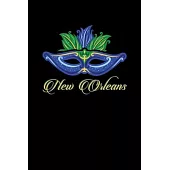 New Orleans: Mardi Gras Notebook - Cool Carnival Shrove Tuesday Journal New Orleans Festival Mini Notepad (6