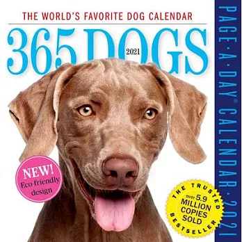 2021 365 Dogs Color Page-A-Day Calendar