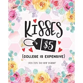 Kisses 5 Dollars College Is Expensive: 2020-2024 Five Year Planner Monthly Calendar Agenda Schedule Organizer Logbook Journal Business Planners 60 Mon