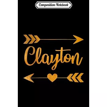 Composition Notebook: CLAYTON MO MISSOURI Funny City Home Roots USA Women Gift Journal/Notebook Blank Lined Ruled 6x9 100 Pages