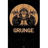 Grunge Planner: Gorilla Grunge Music Calendar 2020 - 6 x 9 inch 120 pages gift