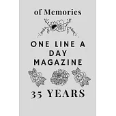 One Line A Day Magazine: 35 Years of Memories