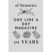 One Line A Day Magazine: 30 Years of Memories