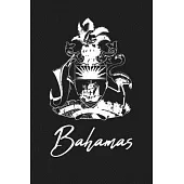 Bahamas: Coat of Arms Cover 120 Page Lined Note Book