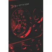 Red Vintage Car, Get In Gear Collection Lined Journal, Volume 5 - 120 College Ruled Lined Pages - 6