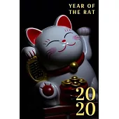 2020 Year of the Rat: Chinese New Year Notebook/Notepad, A5 120 lined pages diary/journal gift, 春節快樂, 鼠&#