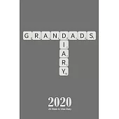 Grandad’’s Diray 2020 A5 Week to View Diary: Planner with Calendar. Father’’s Day/Christmas/ Birthday Gift