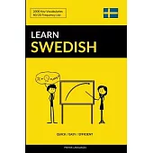 Learn Swedish - Quick / Easy / Efficient: 2000 Key Vocabularies