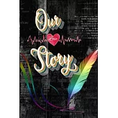 Our love story: No need to buy a card! This bookcard is an awesome alternative over priced cards, and it will actual be used by the re