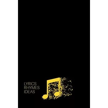 Lyrics Rhymes Ideas: Lyrics & Rhyme Book For Rappers, Mc’’s, Singers - Keep Track of All Your Musical Ideas - For Rap, Hip Hop, Grime, Drill