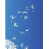 Sketch Book: Dandelion Themed Personalized Artist Sketchbook For Drawing and Creative Doodling