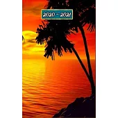 Beach Sunset at Kuredu Island, Maldives, Lhaviyani Atoll 2020 - 2021 planner