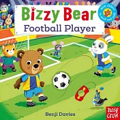 硬頁遊戲書Bizzy Bear: Football Player(附故事音檔)