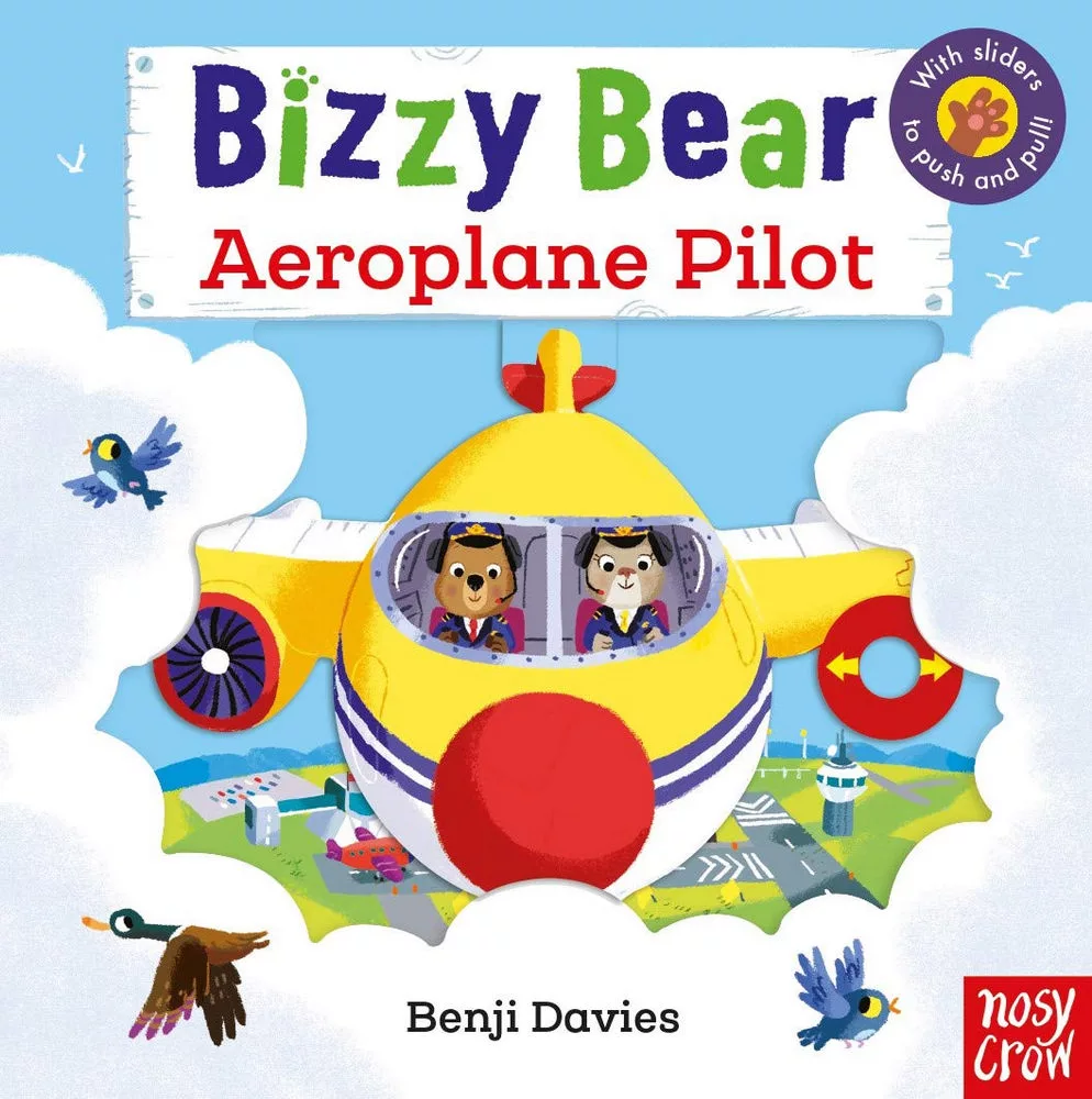 硬頁遊戲書Bizzy Bear: Aeroplane Pilot(附故事音檔)