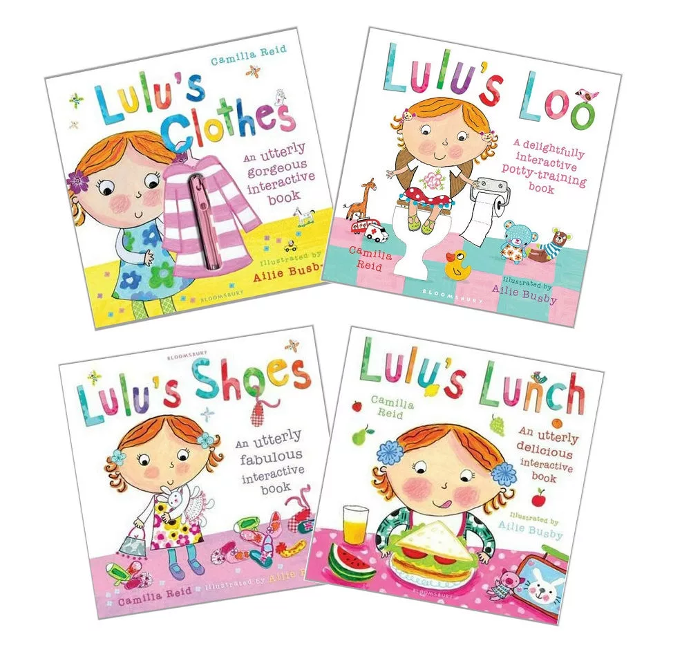 Lulu 生活自理英文操作遊戲書（4冊）