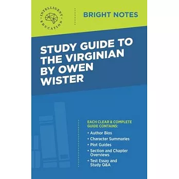 Study Guide to The Virginian by Owen Wister