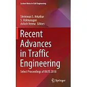 Recent Advances in Traffic Engineering: Select Proceedings of Rate 2018