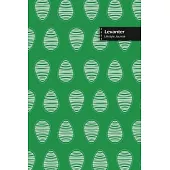 Levanter Lifestyle Journal, Blank Write-in Notebook, Dotted Lines, Wide Ruled, Size (A5) 6 x 9 In (Green)