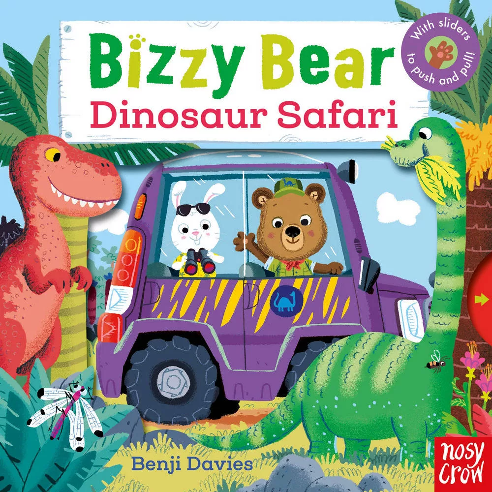 硬頁遊戲書Bizzy Bear: Dinosaur Safari(附故事音檔)